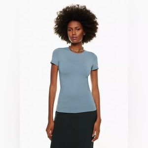 Aritzia Babaton Contour Crew Shortsleeve Bodysuit size Large